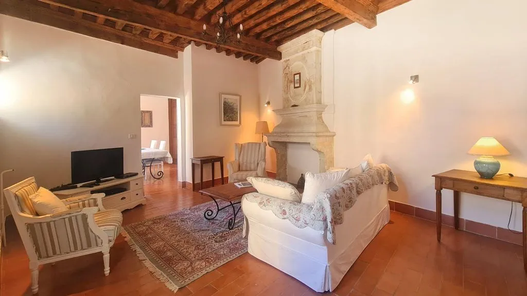 Soggiorno - Character Apartment in Uzès Historic Centre