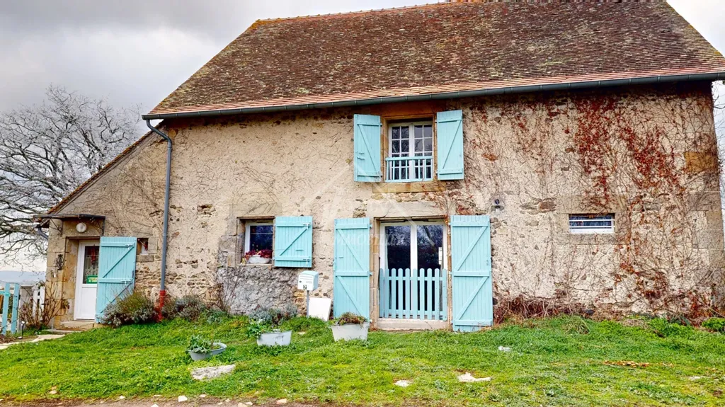 Extérieur - Maison de Campagne avec Vue Panoramique à Gipcy
