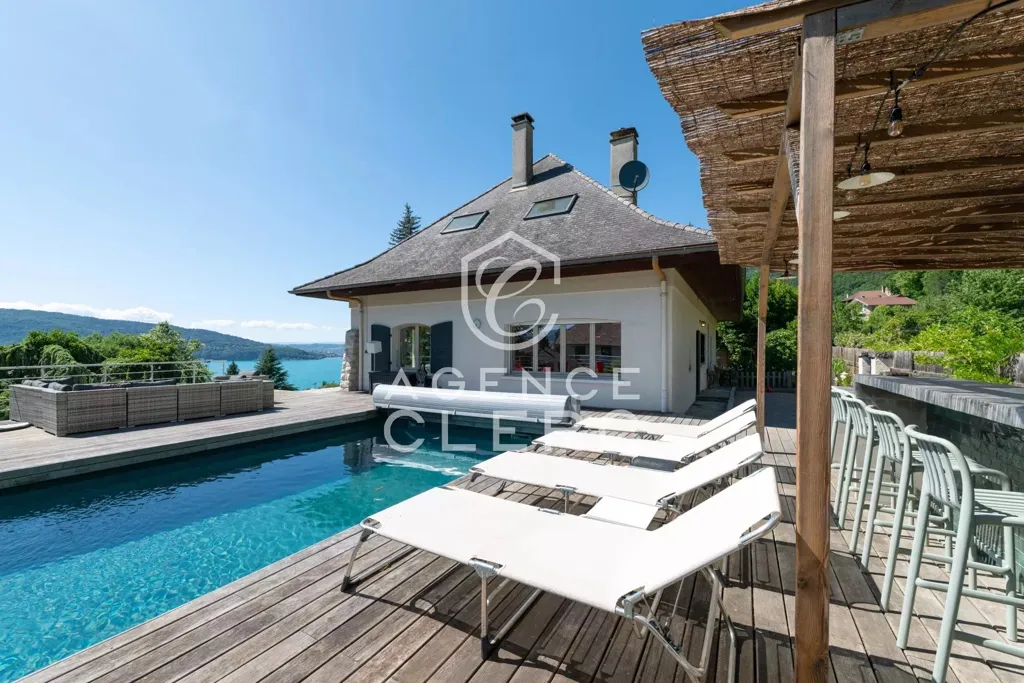 Piscina - House with Lake View in Veyrier-du-Lac