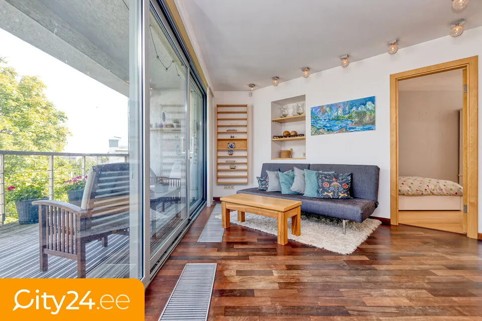Séjour - Two-Story Apartment with Terrace in Riga Centre