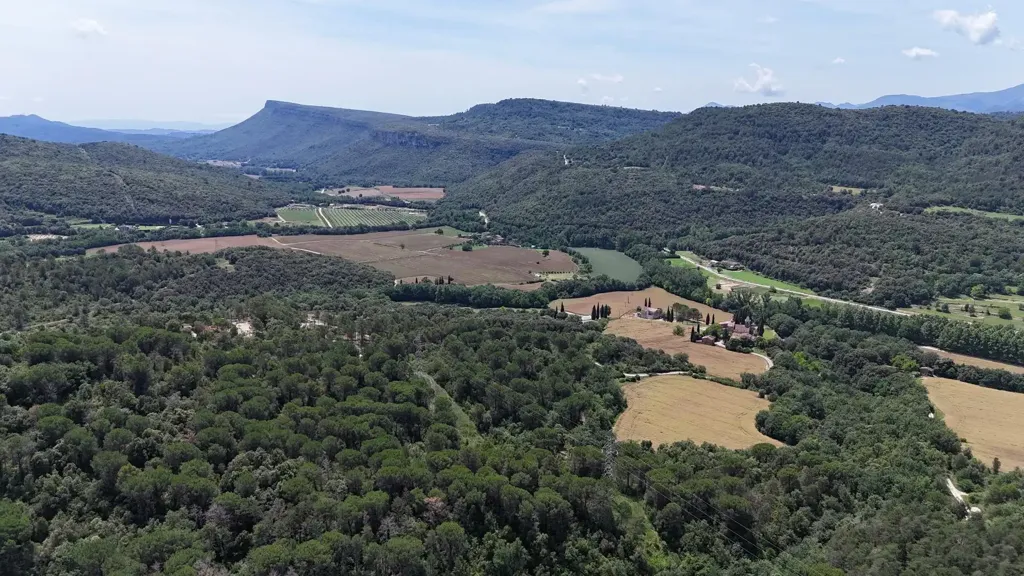 Õhuvaade - Chalet with Private Forest in Sant Aniol de Finestres
