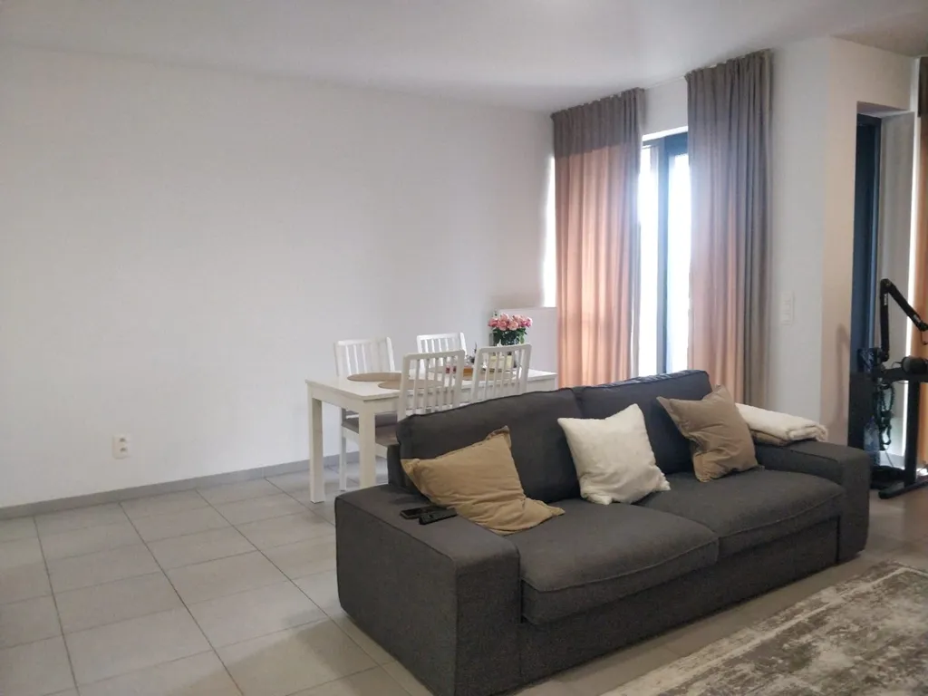 Séjour - Appartement de rez-de-chaussée avec terrasse à Lokeren