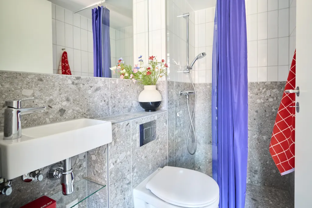 Salles de bain - Modern Flats with Balcony in Aarhus