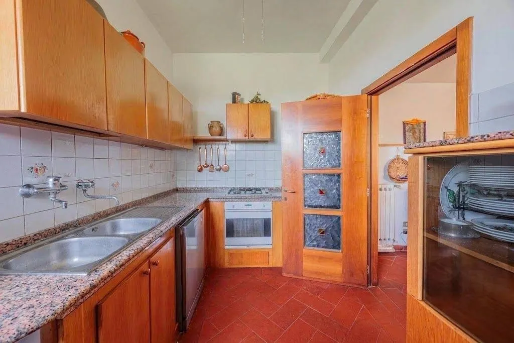 Köök - Luxury Villa with Olive Garden in Sinalunga