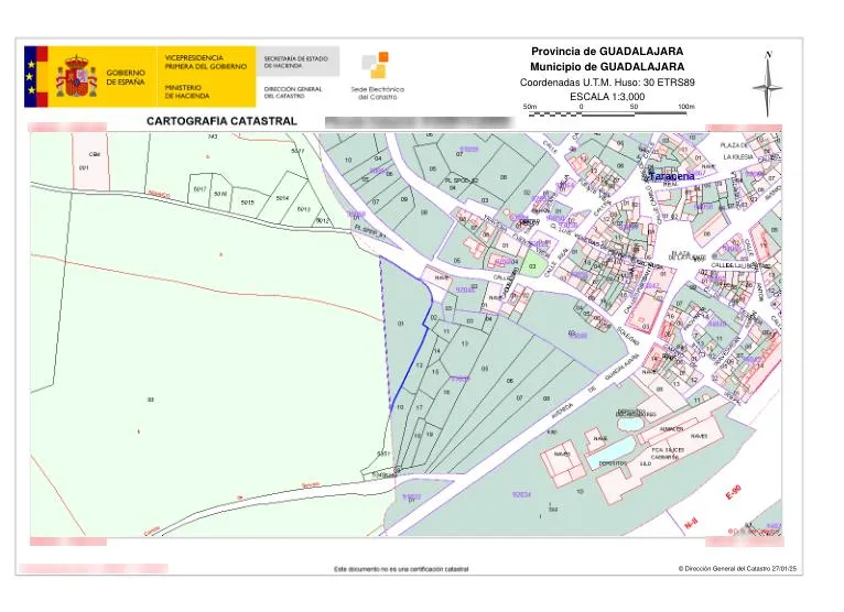 Developable Land in Taracena, Guadalajara
