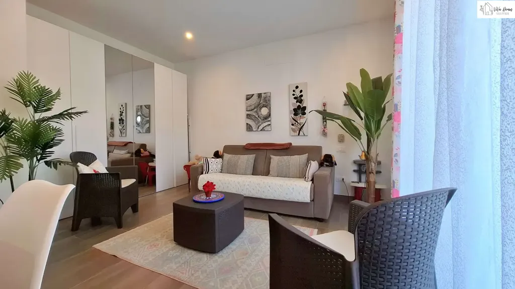 Séjour - Modernised Studio with Terrace in La Spezia
