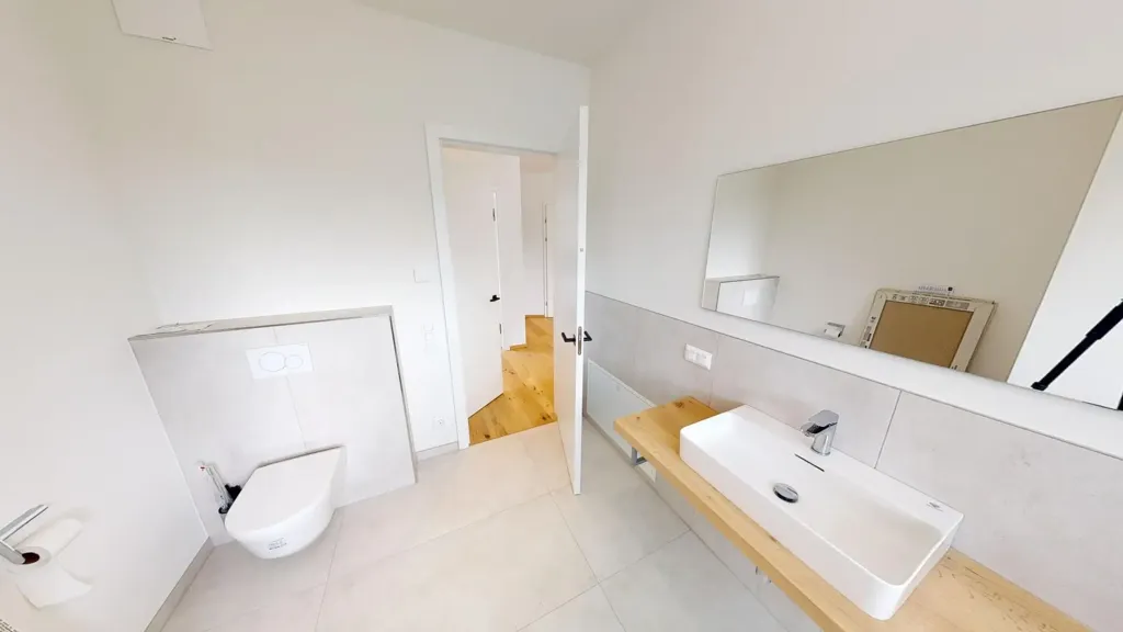 Salles de bain - Penthouse with Lake View in Millstatt