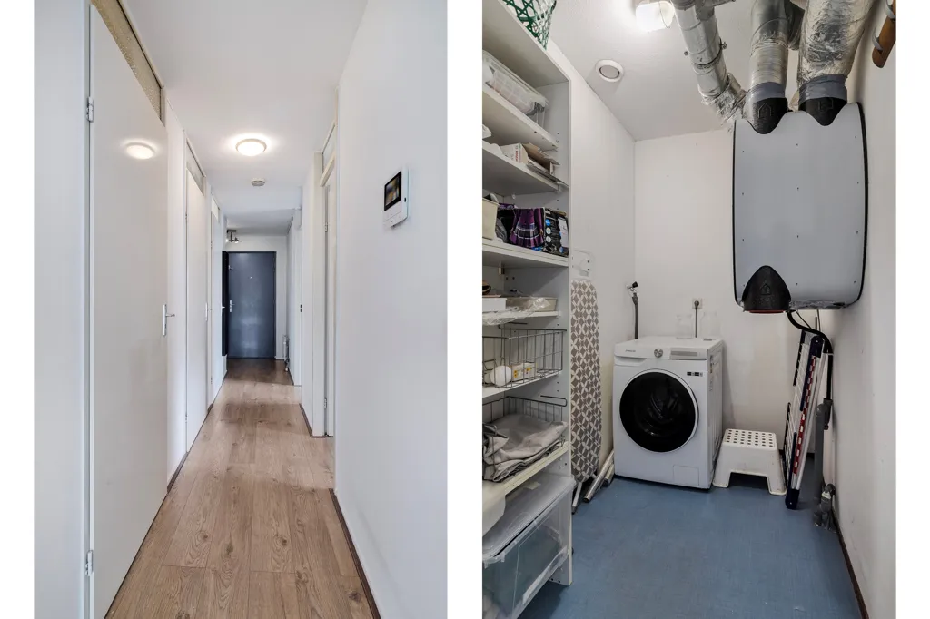 Buanderie - 2-Bedroom Apartment with Balcony in Rotterdam