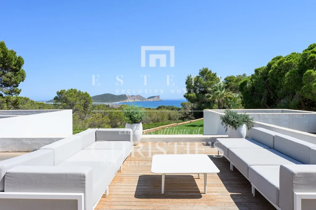 Terrasse - Finca with Sea Views near Ibiza Town