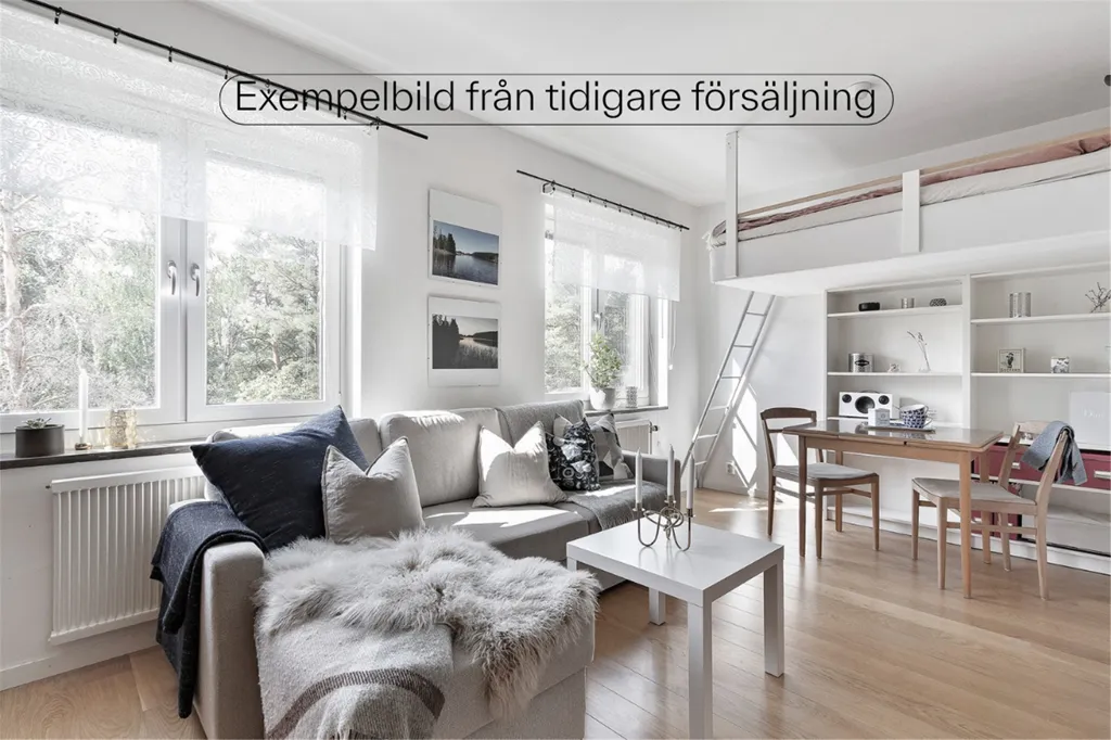 Soggiorno - Efficient Flat with Loft Potential in Blackeberg