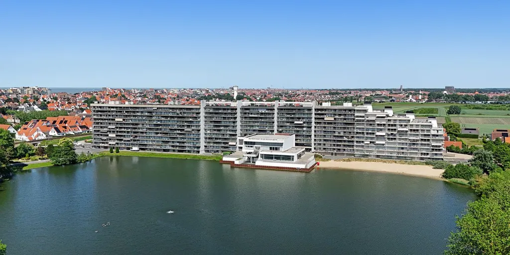 Vue aérienne - Studio avec Vue Panoramique à Duinbergen