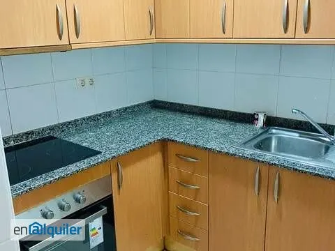 Kitchen - Spacious Flat with Balcony in Rambla de Ferran, Lleida