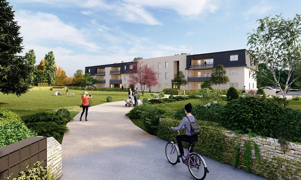 Appartement neuf avec jardin et terrasse à Olemps