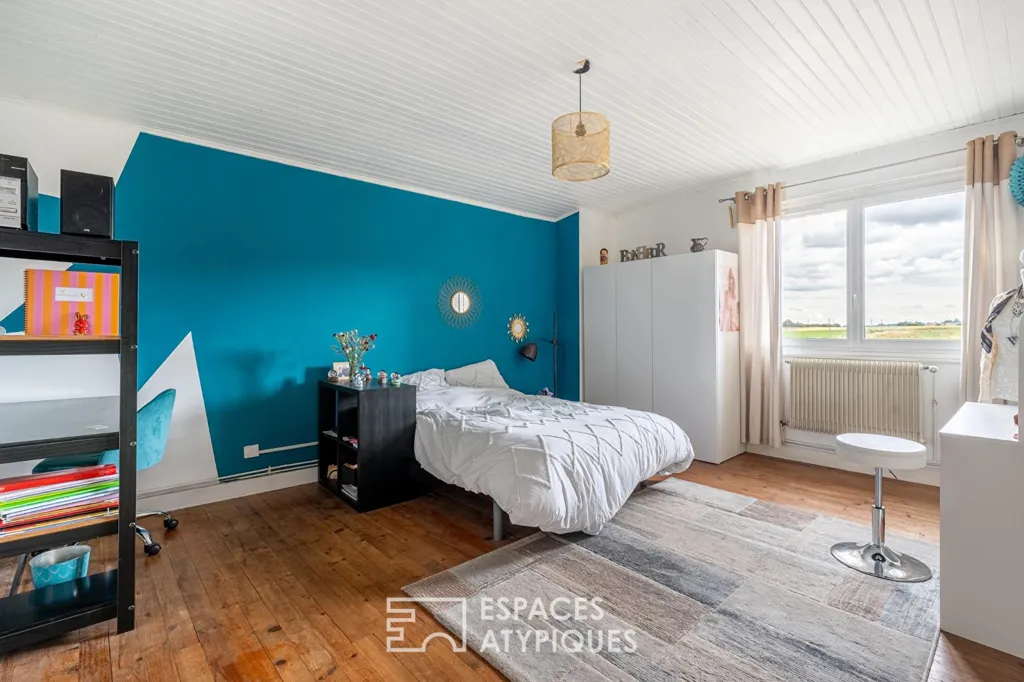 Magamistoad - Rustic Pisé House with Studio in Chasselay