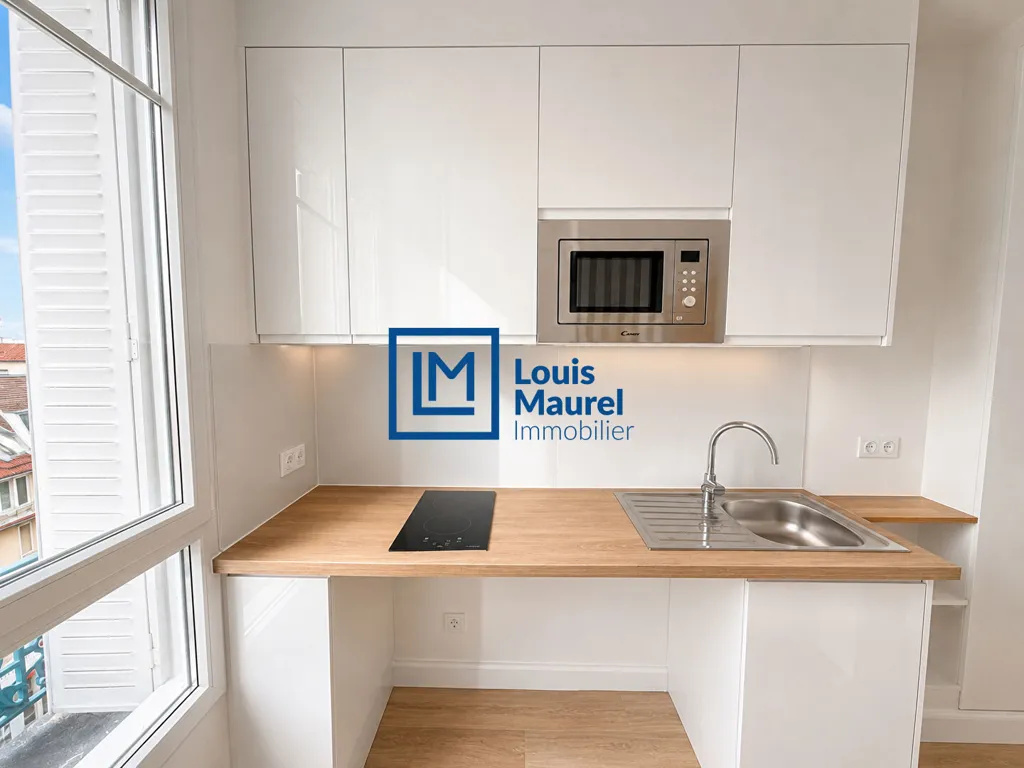 Köök - Quiet 1-Bed Flat in Nanterre