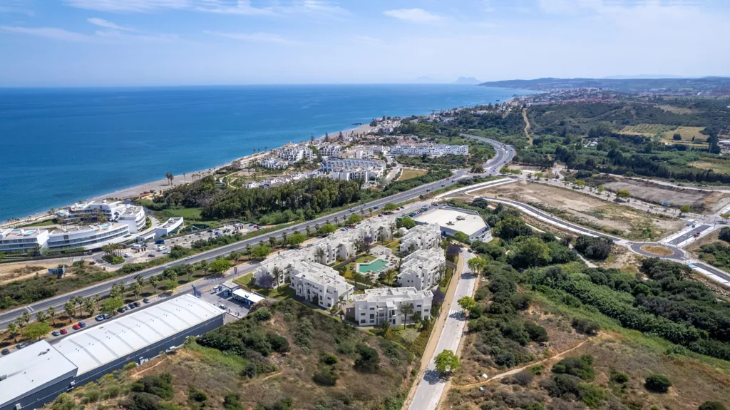 Vue aérienne - Penthouse with Sea View in Estepona