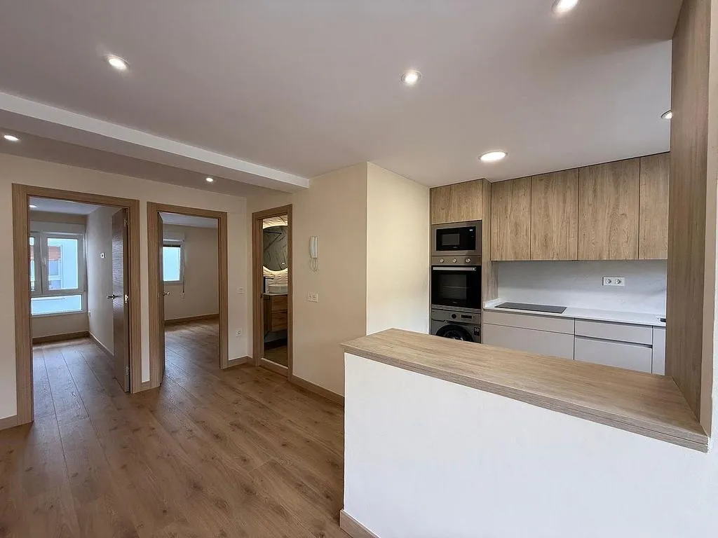 Köök - Apartment with South Orientation in Gijón