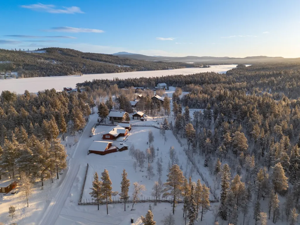 Õhuvaade - Plot with Garden in Söromsjön, Jämtland