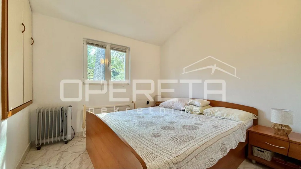 Bedrooms - One-Bedroom Apartment with Sea View in Starigrad