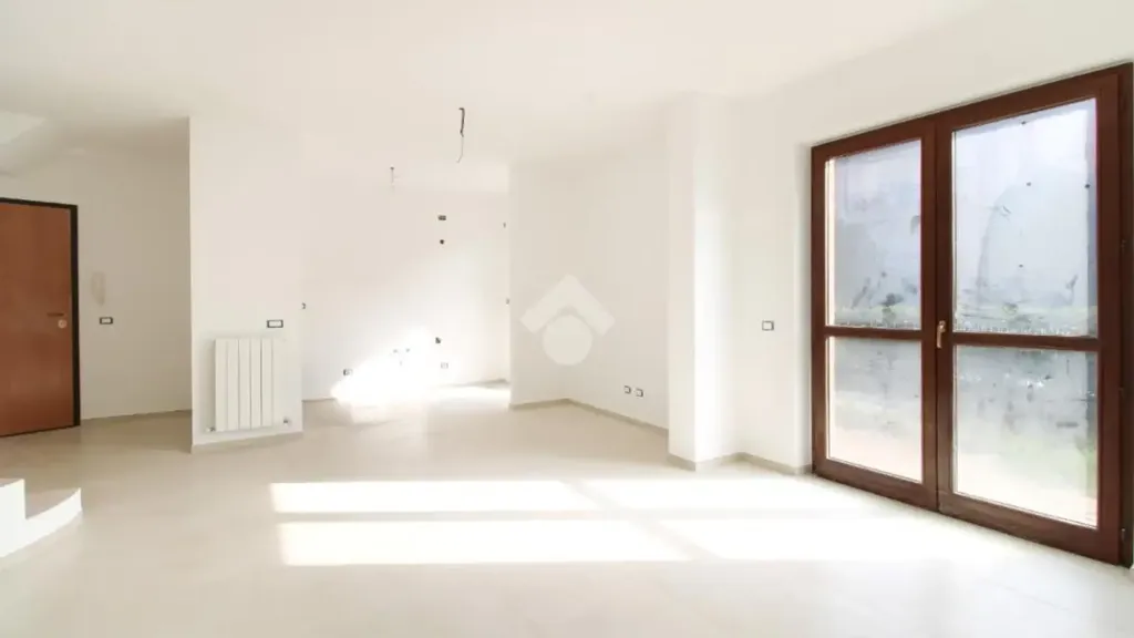 Séjour - Trilocale with Private Garden in Monte Urano