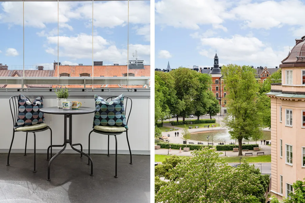 Balcon - Renovated Apartment with Balcony in Östermalm
