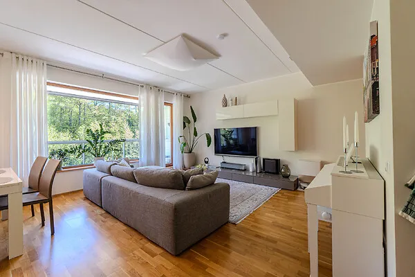 Séjour - Apartment with Sea View in Viimsi Centre