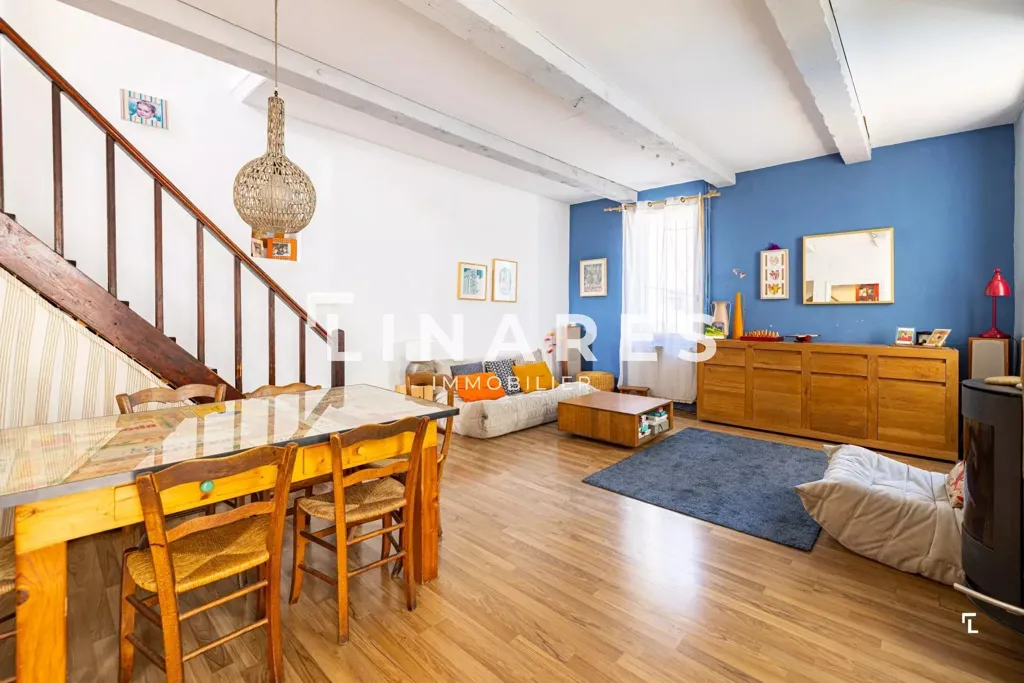 Séjour - Maison T5 avec Cour Intérieure à Samatan