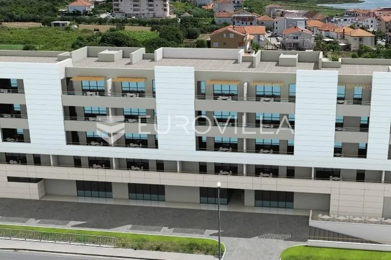 Õhuvaade - Three-Bedroom Apartment with Sea View in Trogir