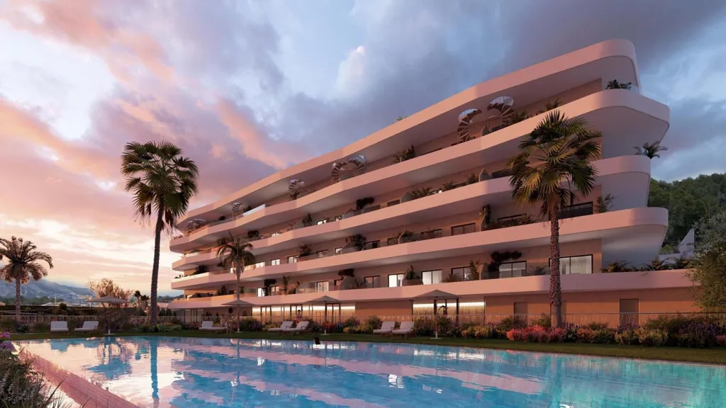 Piscine - New-Build Apartment with Pool in La Nucía