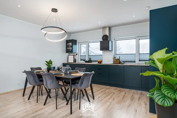 Dining Room - Contemporary Brick House with Garden in Pärnu