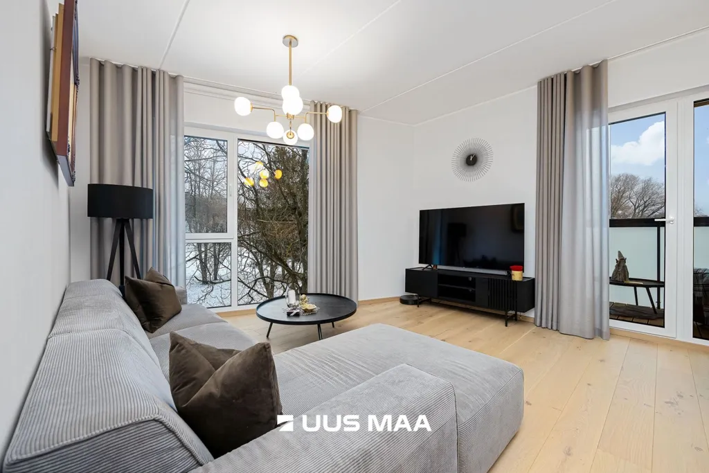Séjour - New Building Apartment with Park View in Pirita
