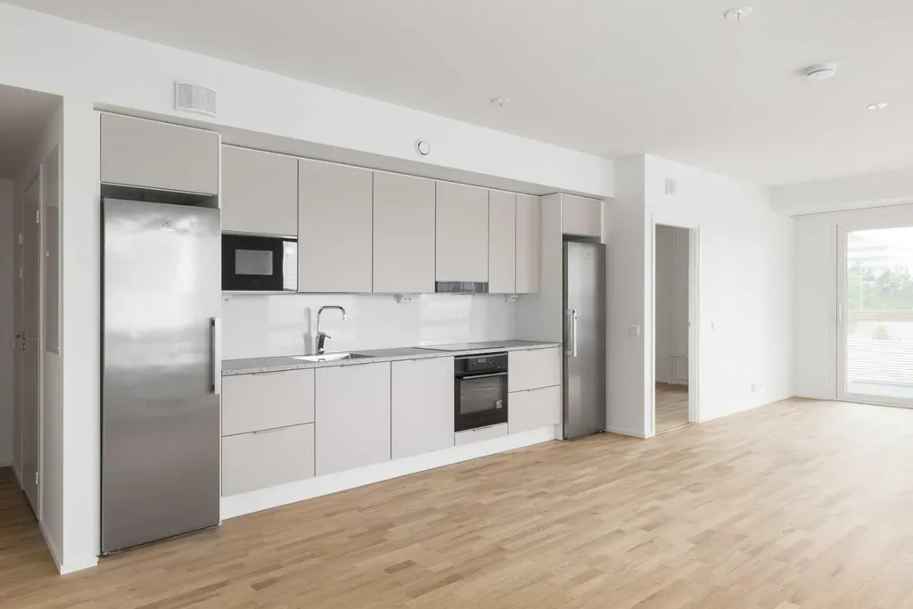 Köök - New Construction Flat with Sauna in Finland