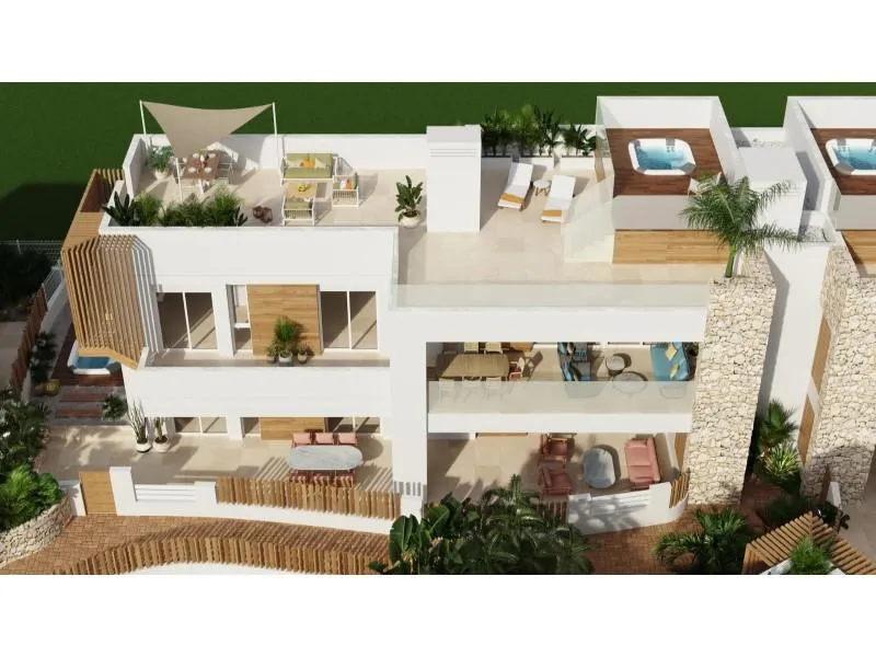Õhuvaade - Vertical Villa with Private Jacuzzi in Pulpí