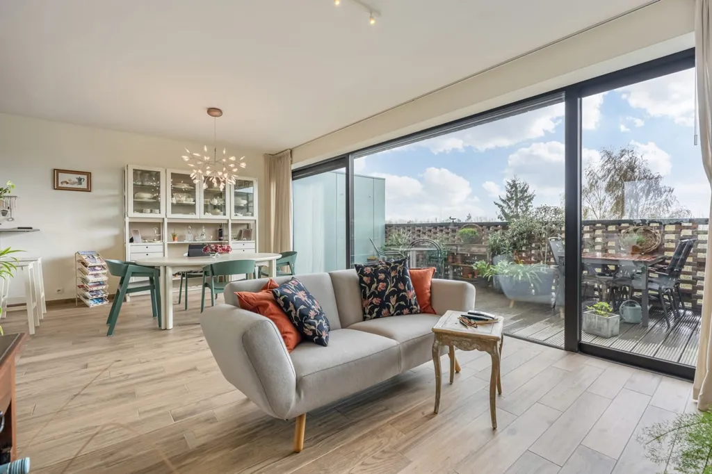 Séjour - Duplex Appartement avec Terrasse à Wilsele