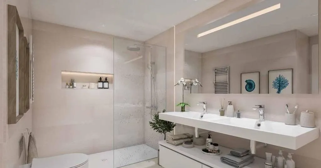 Salles de bain - Modern Apartment with Terraces in Fuengirola