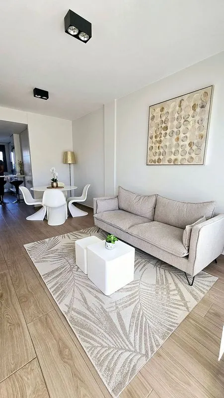 Soggiorno - Apartment with Private Garden in Finestrat