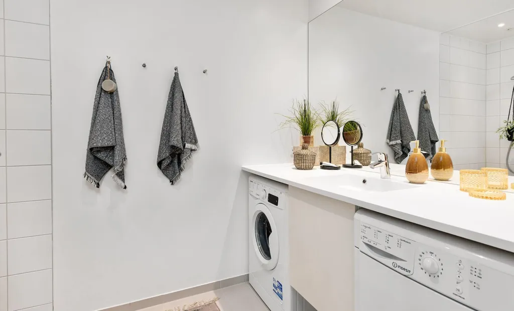 Salles de bain - Apartment with Balcony in Herlev Centre