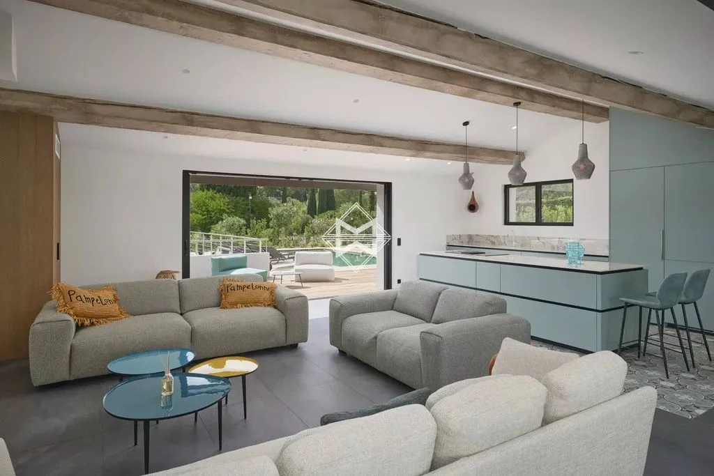 Séjour - Villa Luxueuse avec Piscine à La Croix-Valmer