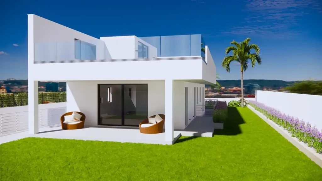 Modern Villa with Pool in Palermo