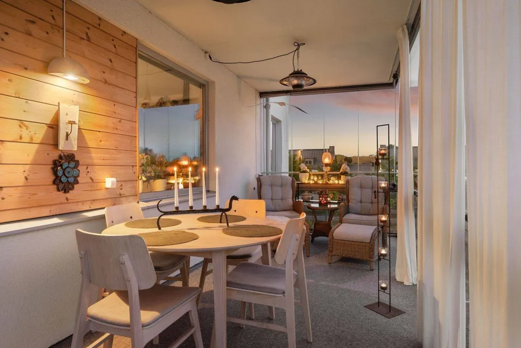 Balcone - Three-Bedroom Apartment with Balcony in Nyköping