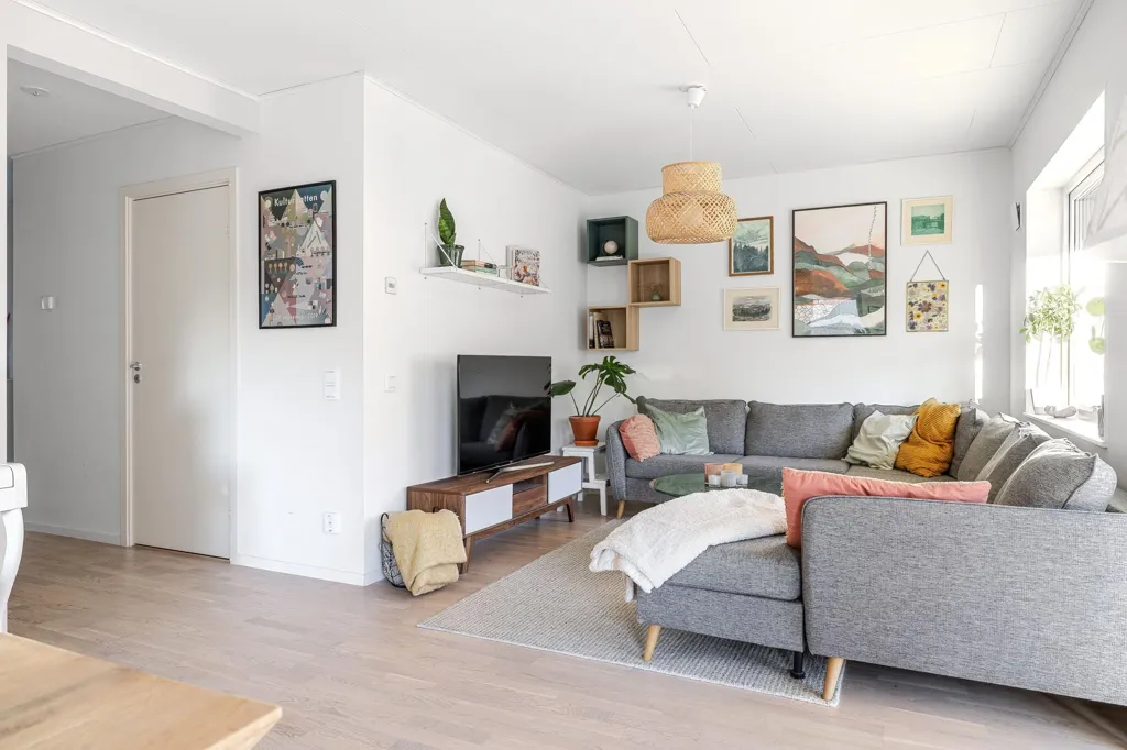 Séjour - Modern Semi-Detached House with Bråviken View