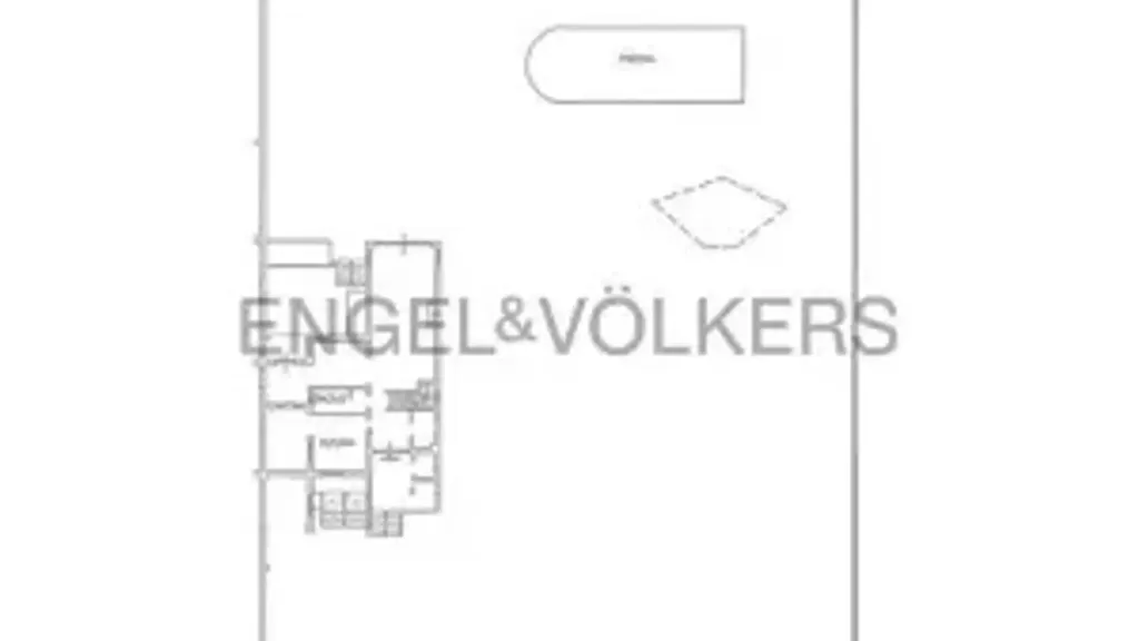 Floor Plan - Villa with Private Park in Nuova Palocco, Rome