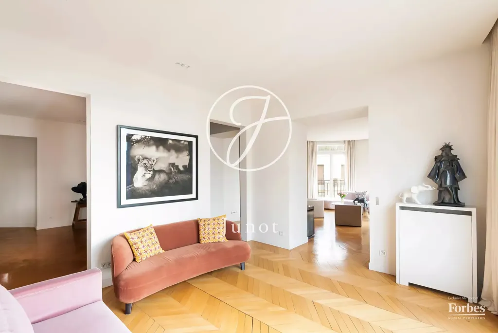 Séjour - Appartement Duplex avec Terrasses à Paris 16e