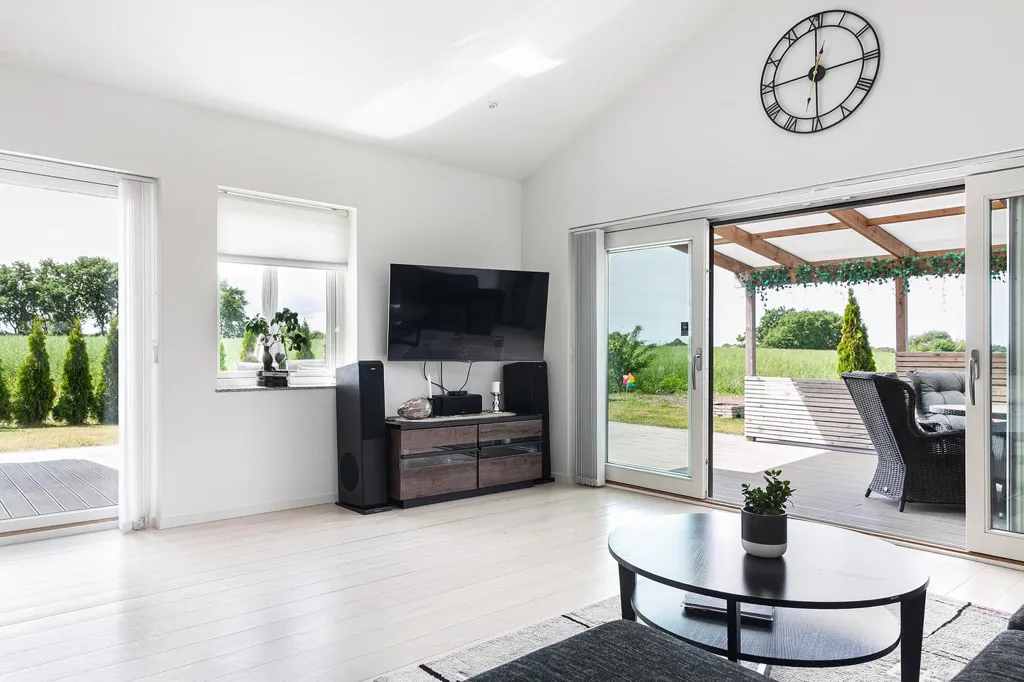 Séjour - Planned Villa with Terrace in Kullabygden