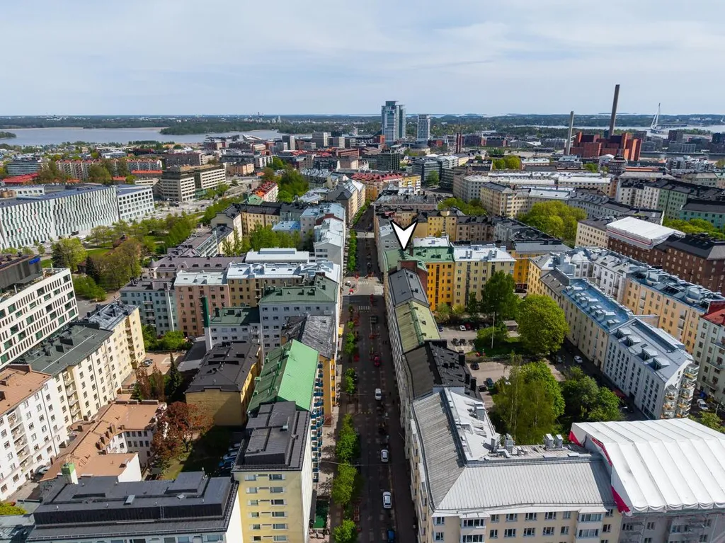 Vue aérienne - Appartement 1 pièces à Helsinki