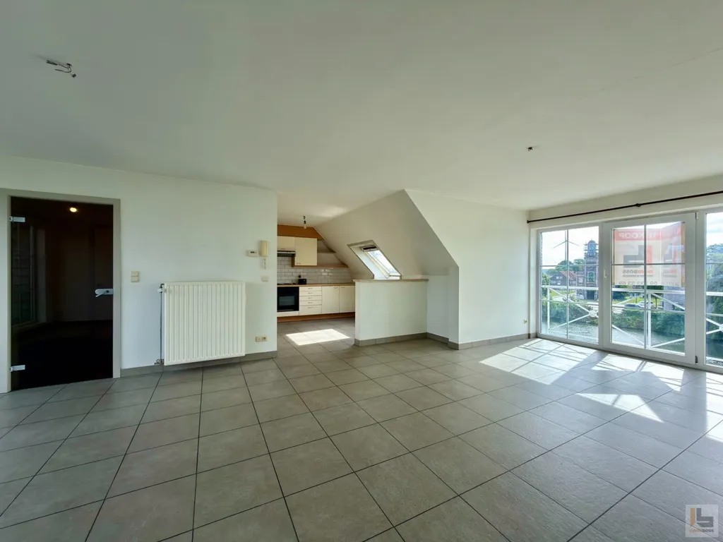 Séjour - Dakappartement avec Terrasse et Garagebox à Wondelgem