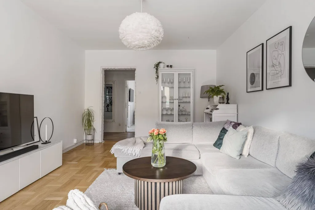 Soggiorno - Modern Flat with West-Facing Balcony in Örebro