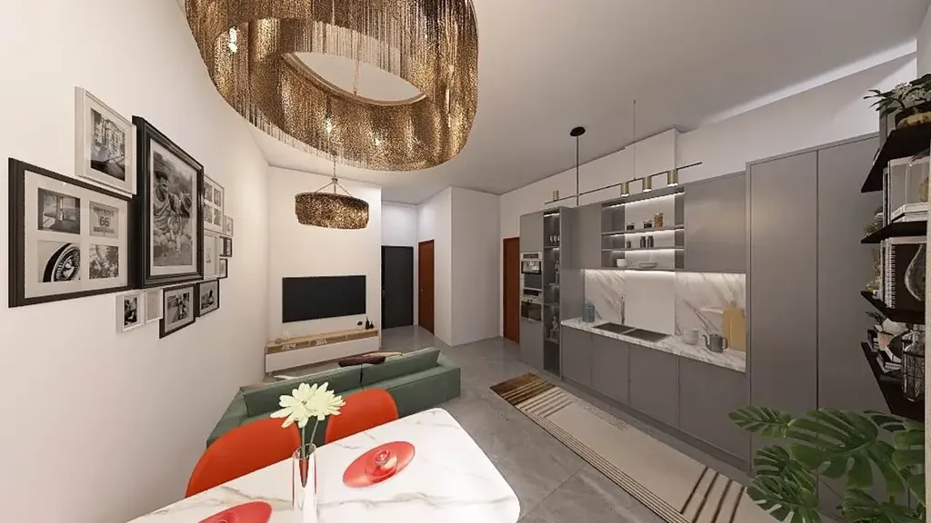 Rearranged Flat with Balcony in Florence