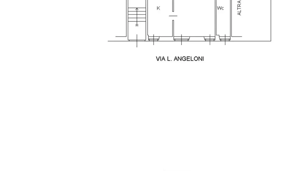 Plan - Bilocale with Potential in Bruzzano, Milan