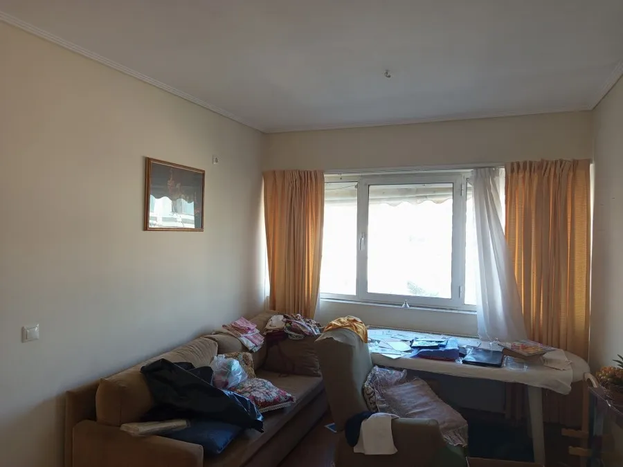 Soggiorno - Bright Corner Apartment with Balcony in Dafni